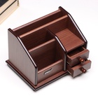 УЦЕНКА Органайзер 4 секции, 2 выдвижных ящика, серия Орех с кантом темным, микс 14×19 10890534