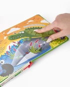 Тактильная книжка "Дружный зоопарк", Синий трактор 10463093