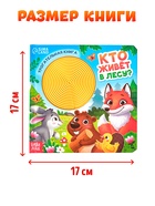 Книга детская тактильная «Кто живёт в лесу?», 12 стр., 7 вставок - Фото 2
