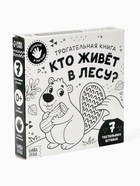 Книга детская тактильная «Кто живёт в лесу?», 12 стр., 7 вставок - Фото 19