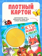 Книга детская тактильная «Кто живёт в лесу?», 12 стр., 7 вставок - Фото 4