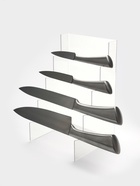 Подставка под ножи 15×15×25 см, 4 места, оргстекло 2 мм, прозрачный, В ЗАЩИТНОЙ ПЛЁНКЕ 10888013 - фото 14594477