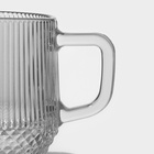 УЦЕНКА Кувшин, 1.65 л + 3 кружки, 240 мл, цветное стекло, в упаковке - Фото 2