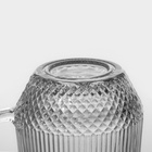 УЦЕНКА Кувшин, 1.65 л + 3 кружки, 240 мл, цветное стекло, в упаковке - Фото 4