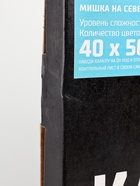 УЦЕНКА Картина по номерам на холсте с подрамником «Мишка на Северном полюсе» 40×50 см - Фото 8