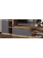 Гостиная «Прага 2 », цвет дуб делано/ графит софт - Фото 5