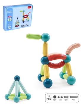 {{photo.Alt || photo.Description || 'Уценка Конструктор магнитный для малышей «Магические палочки», 25 деталей'}}