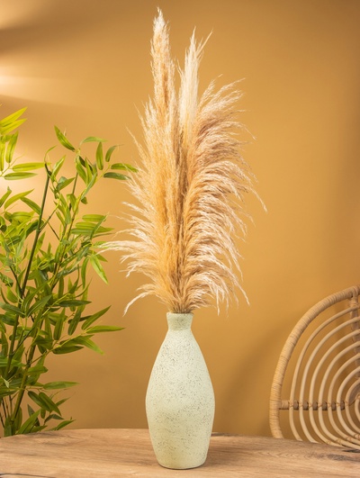 Ваза терракота «Эдесса», 16×16×36 см, керамика