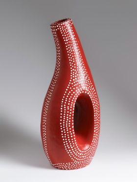 Ваза терракота «Рамос», 22×19×54 см, керамика