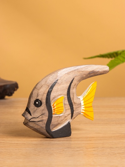 Сувенир «Экзотическая рыбка», 10×2×8 см, дерево