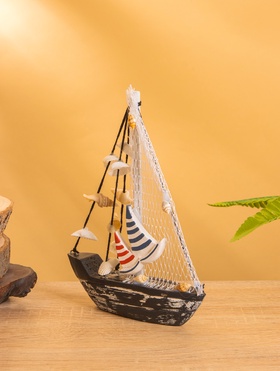 Сувенир "Кораблик с ракушками", 13х3х18 см 10464929