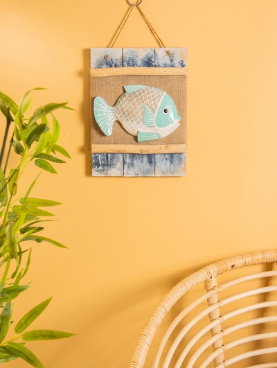 Панно плетёное «Рыбка», 24×4×55 см