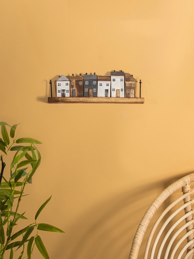 Вешалка «Улица», 36×5×12.5 см, дерево