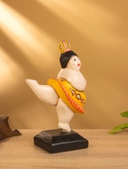 Фигурка на подставке «Балерина», 13×8×21 см, дерево, оранжевая 10465055 - фото 16595003