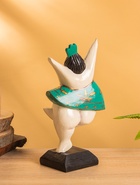 Фигурка на подставке «Балерина», 14×8×25 см, дерево, зелёная 10465056 - фото 16523194