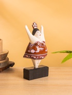 Фигурка на подставке «Балерина», 11×7×23 см, дерево, красная 10465057 - фото 16511485