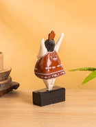 Фигурка на подставке «Балерина», 11×7×23 см, дерево, красная 10465057 - фото 16511486