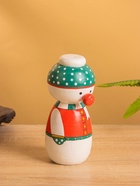 Японская кукла кокеши «Снеговичок», 7×7.5×15 см - Фото 3