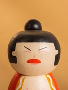 Деревянная кукла кокеши «Харуко», 9×9×17 см - фото 809159794