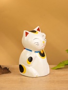 Сувенир «Кошка Неко», 6×6×11 см, дерево, белый 10465118 - фото 16582585