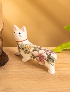 Сувенир «Котик в цветах», 13×3×9 см, дерево, белый 10465121 - фото 16595046