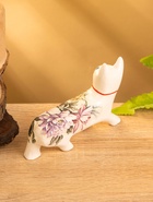 Сувенир «Котик в цветах», 13×3×9 см, дерево, белый 10465121 - фото 16595047