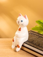 Сувенир «Кот сидячий», 7×5×15 см, дерево, белый 10465152 - фото 16595101