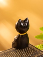 Сувенир «Кот сидячий», 5×6×15 см, дерево, чёрный 10465155 - фото 16595110