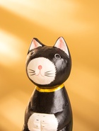 Сувенир «Кот сидячий», 5×6×15 см, дерево, чёрный 10465155 - фото 16595111