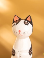 Сувенир «Кот сидячий», 5×6×14 см, дерево, коричневый 10465159 - фото 16595123