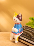 Сувенир дерево "Котенок в кофте сидячий" 6х6х15 см 10465161 - фото 16595125