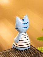 Сувенир дерево "Кот сидячий" цв. голубой, 6х6х15 см 10465162 - фото 16595130