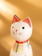 Сувенир дерево "Котенок в рубашке сидячий" 6х6х15 см 10465165 - фото 16595135