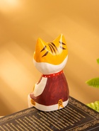 Сувенир дерево "Кот сидячий" цв. красный, 6х6х15 см 10465168 - фото 16595142