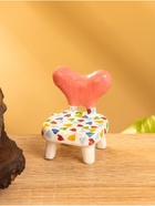 Мебель для кукол «Стульчик с сердечками», 4×4×5.5 см, дерево, разноцветная - Фото 4