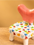 Мебель для кукол «Стульчик с сердечками», 4×4×5.5 см, дерево, разноцветная - Фото 6