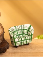 Мебель для кукол «Кресло клетчатое», 6×3.5×5 см, дерево, зелёная - Фото 3