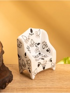 Мебель для кукол «Кресло со следами», 5×3×7.5 см, дерево, чёрно-белая - Фото 3