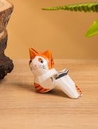 Сувенир «Кошка с книгой», 7×3×5 см, дерево, МИКС 10465194 - фото 16564937