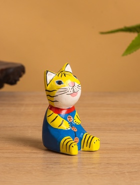 Сувенир «Тигренок», 3×4×6 см, дерево 10465215