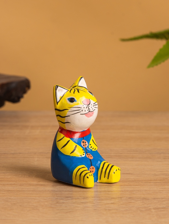 Сувенир «Тигренок», 3×4×6 см, дерево - Фото 1