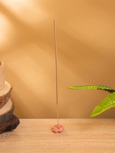 Подставка под благовония «Цветок», 3×3×0.5 см, керамика, МИКС