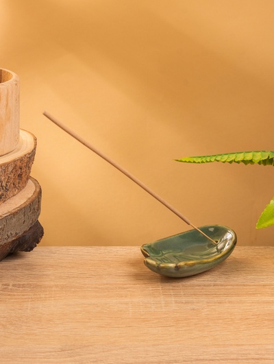 Подставка под благовония «Ладонь Будды», 10×6×2 см, керамика, МИКС