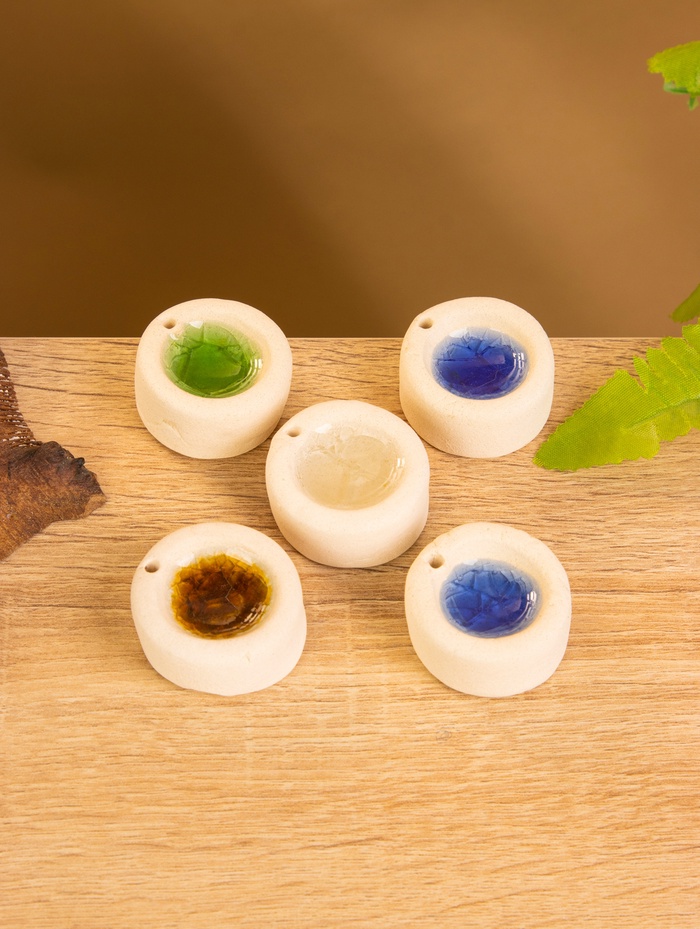 Подставка под благовония «Колодец», 3.5×3.5×1.5 см, керамика, МИКС - Фото 1