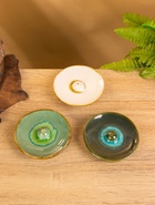 Подставка под благовония «Тарелочка», 9×9×2 см, керамика, МИКС - Фото 1