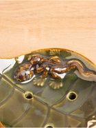 Мыльница «Геккон на листочке», 13×11×2.5 см, керамика, зелёная - Фото 5