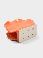 Салфетница «Цветок», 12×5×10 см, керамика, оранжевая 10485208