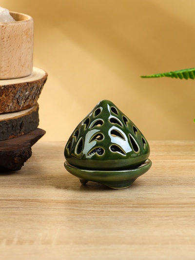 Подсвечник «Конус», 8.5×8.5×8.5 см, керамика, МИКС