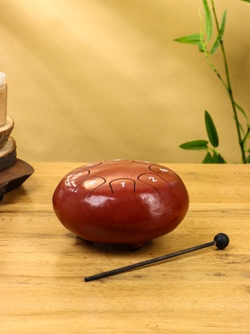 {{photo.Title}} {{photo.Alt || photo.Description || 'Сувенирный музыкальный инструмент «Глюкофон», 16×16×8 см, нержавеющая сталь, коричневый'}}