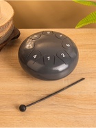 Глюкофон - музыкальный инструмент, 16×16×8 см, нержавеющая сталь, тёмно-серый - Фото 2